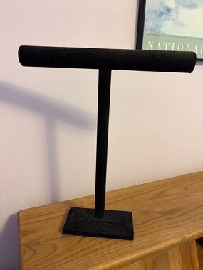 Velvet Jewelry T-Bar Display Stand